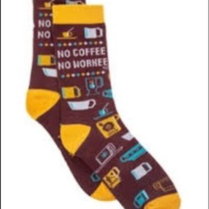 ☕️No Coffee Before Workee Socks☕️2/$13 Special☕️